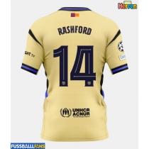 Barcelona Marcus Rashford #14 Auswärtstrikot 2025-26 Kurzarm